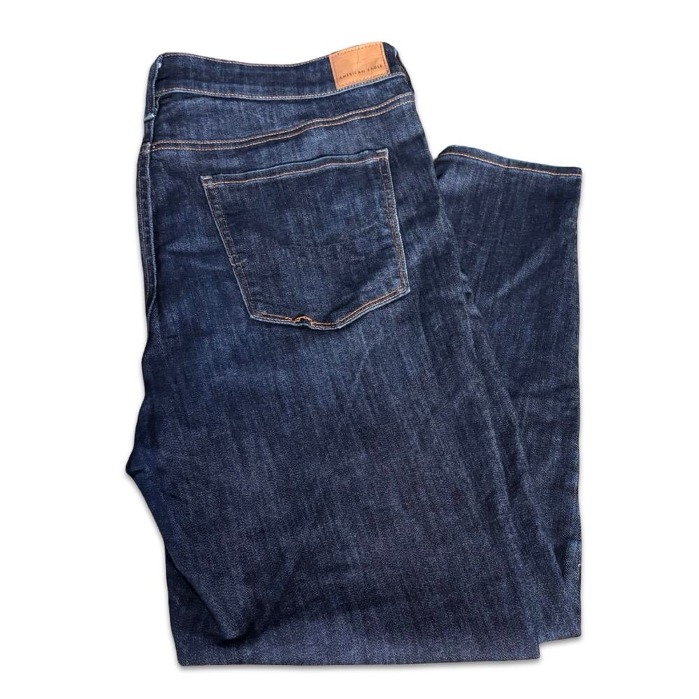 American Eagle Next Level Stretch Hi Rise Jegging Dark Wash Denim Jeans Size 20R